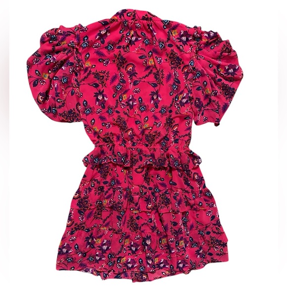 Walter Baker Resse Dress Vibrant Floral Mini Size 8 - Picture 5 of 6